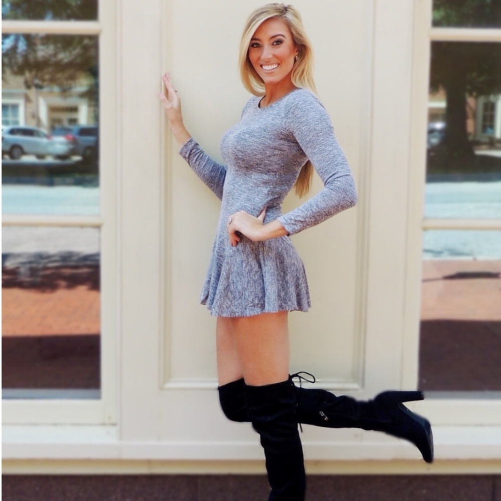 TCEC KENDALL FIT & FLARE MINI DRESS SZ M - NWOT!